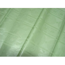 Moda Super Bazin Riche Damasco Shadda Guinea Brocade 100% algodón West African Garment Fabric Color Verde Claro